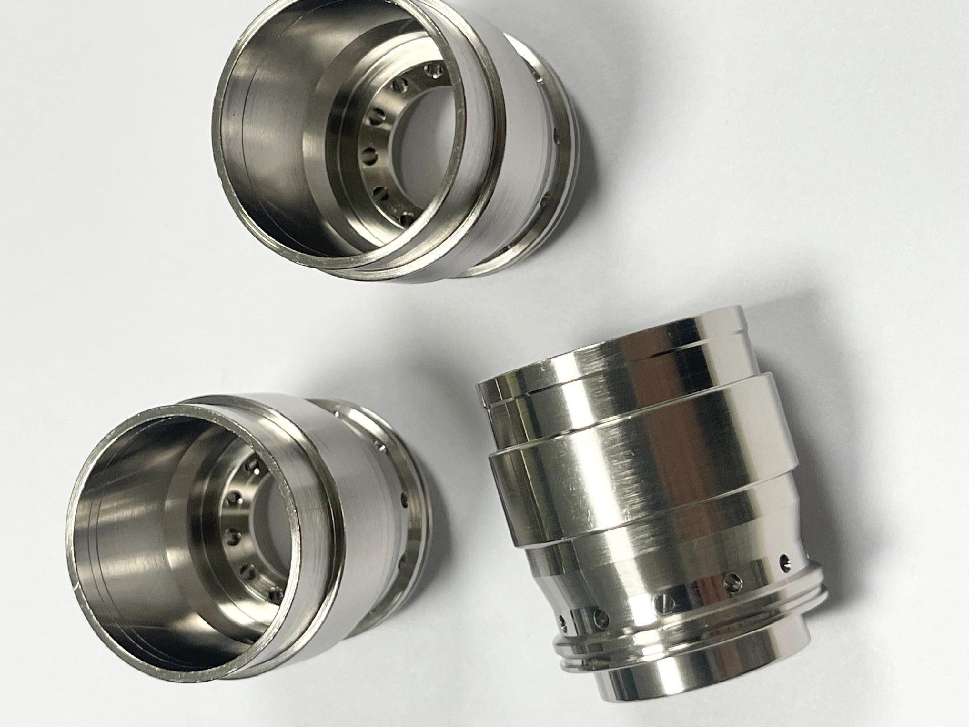 Automobile engine precision parts electroplated with chemical nickel for enhanced durability and corrosion resistance.
