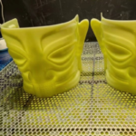 3D Printing SLA Yellow Resin